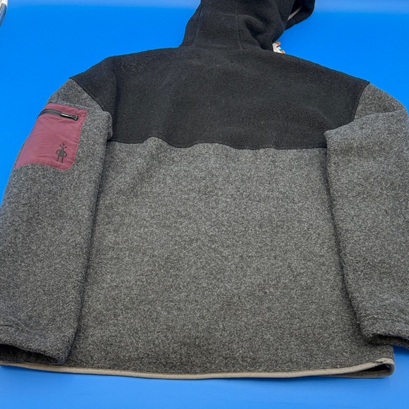 Smartwool Men’s Hudson Trail Jacket - Black, Gray, and Maroon - Picture 8 of 12